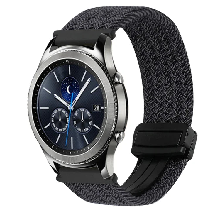 22mmマグネットバックル編み込みウォッチバンド Samsung Galaxy Gear S3 Classic用, Samsung Galaxy Watch 46mm用