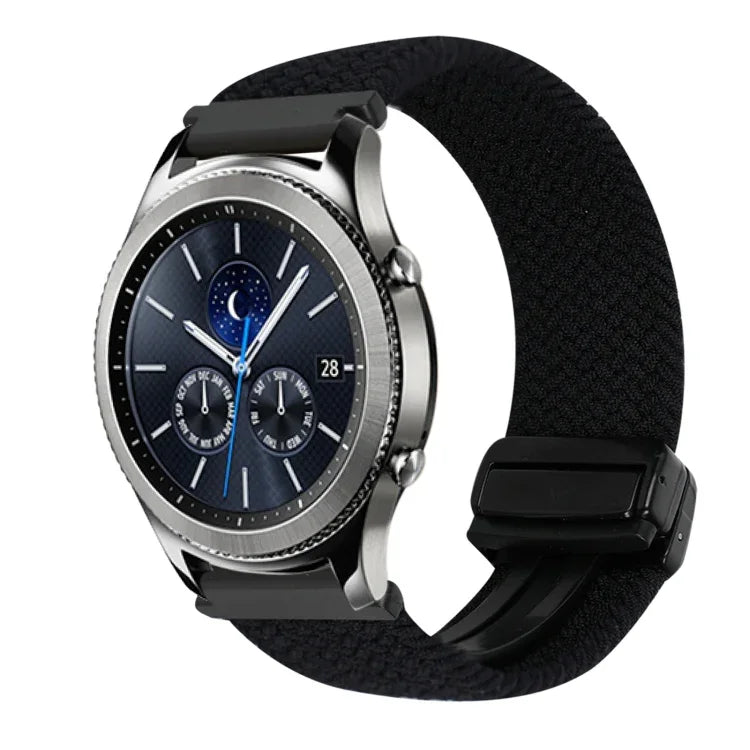 22mmマグネットバックル編み込みウォッチバンド Samsung Galaxy Gear S3 Classic用, Samsung Galaxy Watch 46mm用