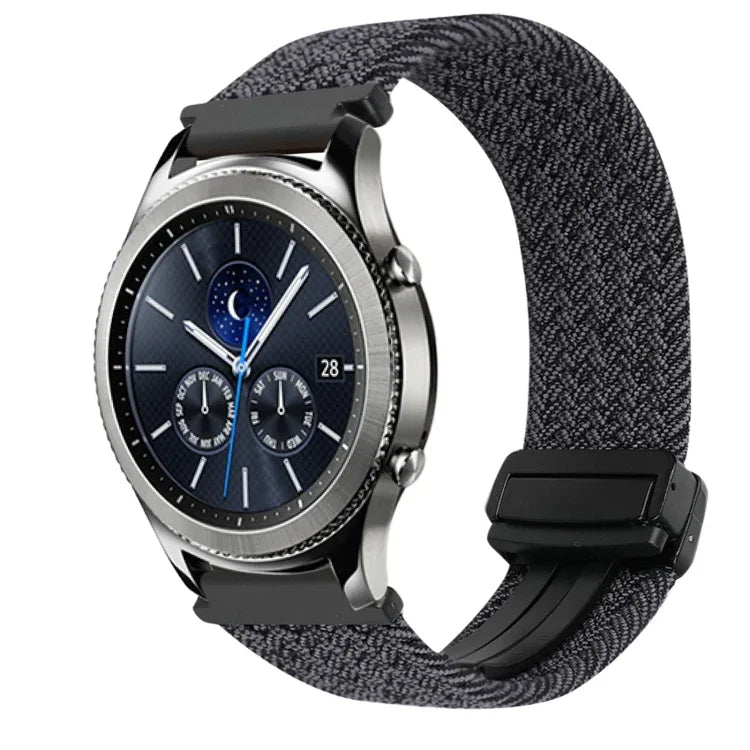 22mmマグネットバックル編み込みウォッチバンド Samsung Galaxy Gear S3 Classic用, Samsung Galaxy Watch 46mm用