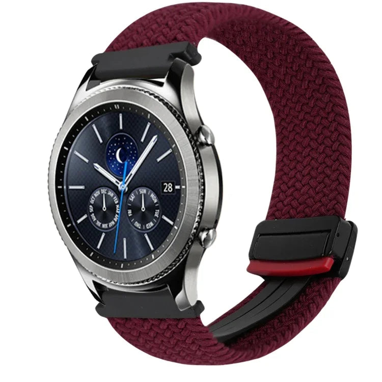 22mmマグネットバックル編み込みウォッチバンド Samsung Galaxy Gear S3 Classic用, Samsung Galaxy Watch 46mm用
