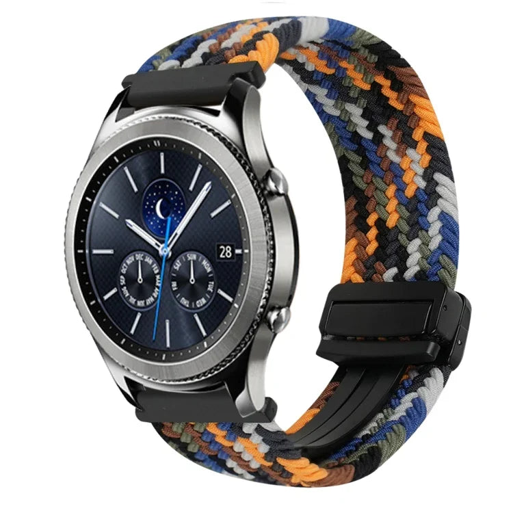 22mmマグネットバックル編み込みウォッチバンド Samsung Galaxy Gear S3 Classic用, Samsung Galaxy Watch 46mm用