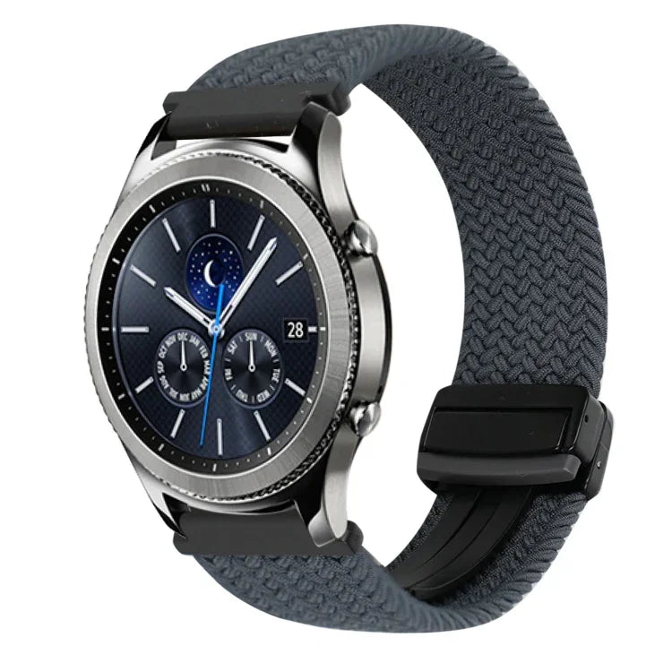 22mmマグネットバックル編み込みウォッチバンド Samsung Galaxy Gear S3 Classic用, Samsung Galaxy Watch 46mm用