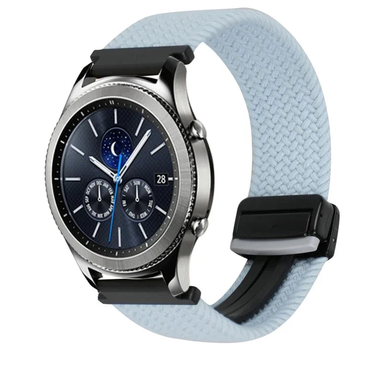 22mmマグネットバックル編み込みウォッチバンド Samsung Galaxy Gear S3 Classic用, Samsung Galaxy Watch 46mm用