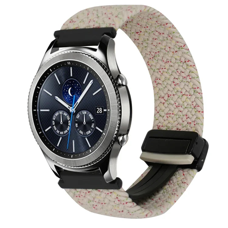 22mmマグネットバックル編み込みウォッチバンド Samsung Galaxy Gear S3 Classic用, Samsung Galaxy Watch 46mm用