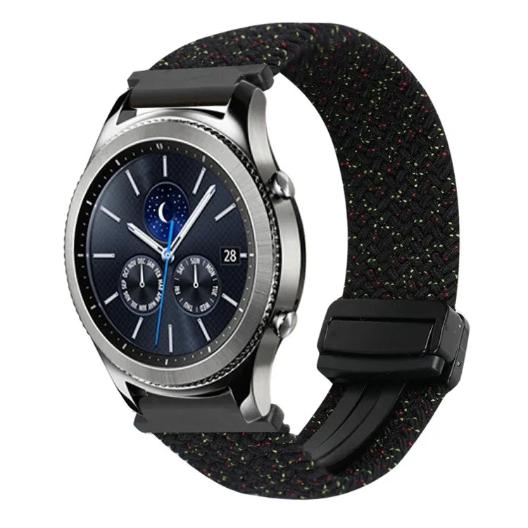 22mmマグネットバックル編み込みウォッチバンド Samsung Galaxy Gear S3 Classic用, Samsung Galaxy Watch 46mm用