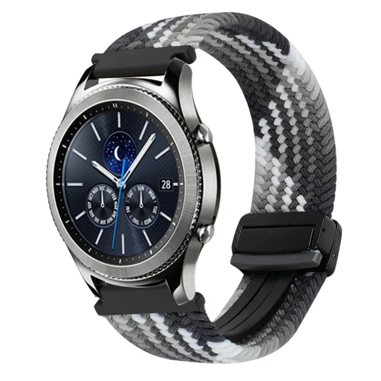 22mmマグネットバックル編み込みウォッチバンド Samsung Galaxy Gear S3 Classic用, Samsung Galaxy Watch 46mm用