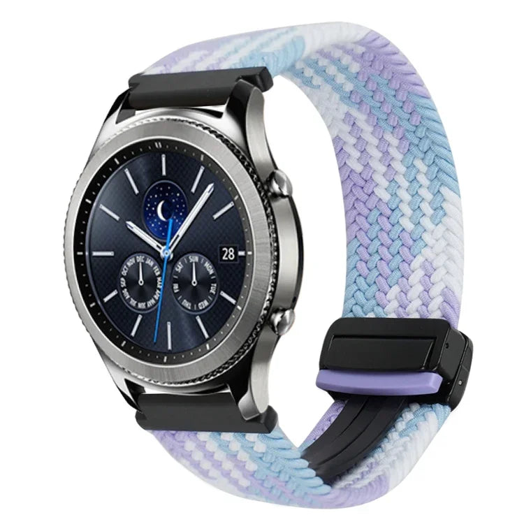 22mmマグネットバックル編み込みウォッチバンド Samsung Galaxy Gear S3 Classic用, Samsung Galaxy Watch 46mm用