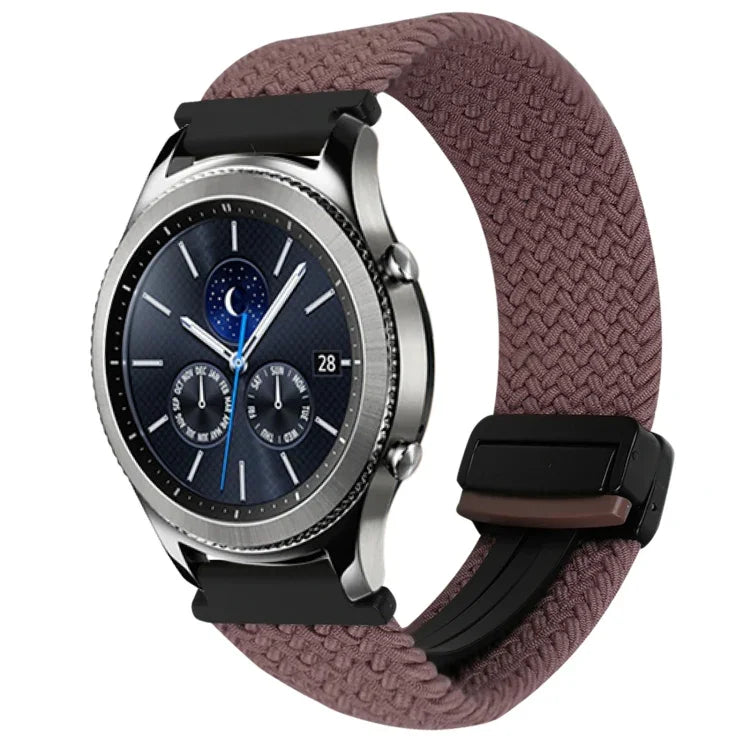 22mmマグネットバックル編み込みウォッチバンド Samsung Galaxy Gear S3 Classic用, Samsung Galaxy Watch 46mm用