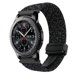 22mm Magnetic Buckle Braided Watch Band, For Samsung Galaxy Gear S3 Frontier, For Samsung Galaxy Watch 3 45mm