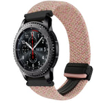 22mm Magnetic Buckle Braided Watch Band, For Samsung Galaxy Gear S3 Frontier, For Samsung Galaxy Watch 3 45mm