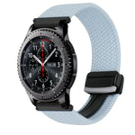 22mm Magnetic Buckle Braided Watch Band, For Samsung Galaxy Gear S3 Frontier, For Samsung Galaxy Watch 3 45mm