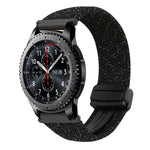 22mm Magnetic Buckle Braided Watch Band, For Samsung Galaxy Gear S3 Frontier, For Samsung Galaxy Watch 3 45mm