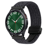 20mmマグネットバックル編み込み時計ベルト、Samsung Galaxy Watch FE 40mm用、Samsung Galaxy Watch 6 Classic用
