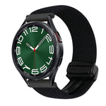 20mmマグネットバックル編み込み時計ベルト、Samsung Galaxy Watch FE 40mm用、Samsung Galaxy Watch 6 Classic用