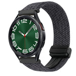 20mmマグネットバックル編み込み時計ベルト、Samsung Galaxy Watch FE 40mm用、Samsung Galaxy Watch 6 Classic用