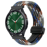 20mmマグネットバックル編み込み時計ベルト、Samsung Galaxy Watch FE 40mm用、Samsung Galaxy Watch 6 Classic用