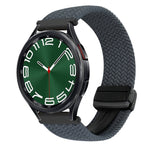 20mmマグネットバックル編み込み時計ベルト、Samsung Galaxy Watch FE 40mm用、Samsung Galaxy Watch 6 Classic用
