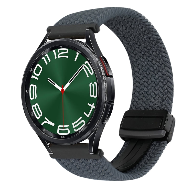 20mmマグネットバックル編み込み時計ベルト、Samsung Galaxy Watch FE 40mm用、Samsung Galaxy Watch 6 Classic用