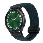 20mmマグネットバックル編み込み時計ベルト、Samsung Galaxy Watch FE 40mm用、Samsung Galaxy Watch 6 Classic用