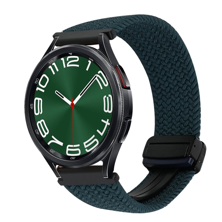 20mmマグネットバックル編み込み時計ベルト、Samsung Galaxy Watch FE 40mm用、Samsung Galaxy Watch 6 Classic用