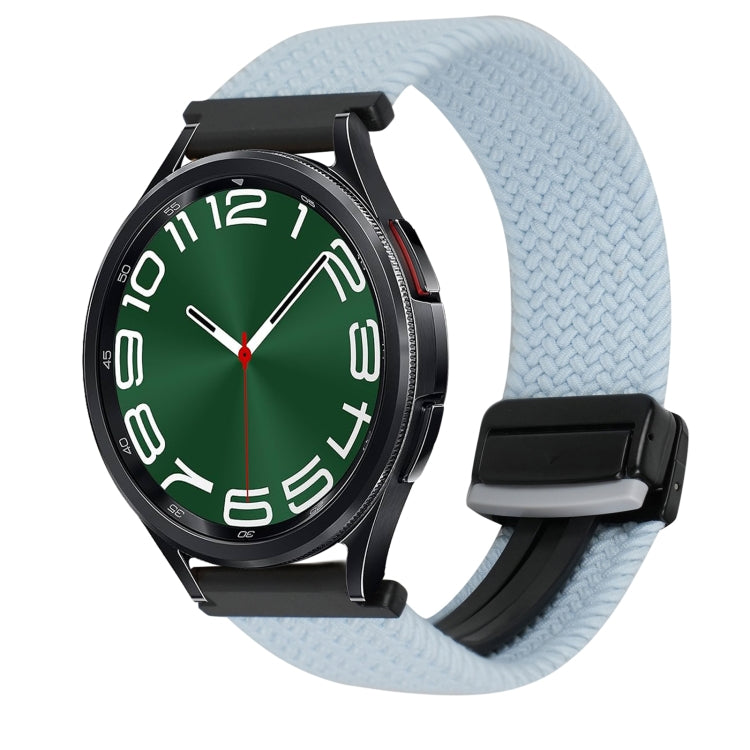 20mmマグネットバックル編み込み時計ベルト、Samsung Galaxy Watch FE 40mm用、Samsung Galaxy Watch 6 Classic用