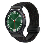 20mmマグネットバックル編み込み時計ベルト、Samsung Galaxy Watch FE 40mm用、Samsung Galaxy Watch 6 Classic用