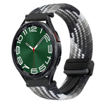 20mmマグネットバックル編み込み時計ベルト、Samsung Galaxy Watch FE 40mm用、Samsung Galaxy Watch 6 Classic用