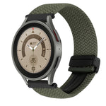 20mmマグネットバックル編み込み時計ベルト、Samsung Galaxy Watch 5 Pro用、Samsung Gear Sport用