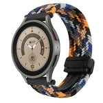 20mmマグネットバックル編み込み時計ベルト、Samsung Galaxy Watch 5 Pro用、Samsung Gear Sport用