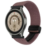 20mmマグネットバックル編み込み時計ベルト、Samsung Galaxy Watch 5 Pro用、Samsung Gear Sport用