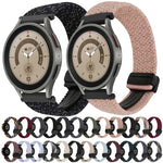 20mmマグネットバックル編み込み時計ベルト、Samsung Galaxy Watch 5 Pro用、Samsung Gear Sport用