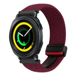 20mmマグネットバックル編み込み時計ベルト、Samsung Galaxy Watch 5 Pro用、Samsung Gear Sport用