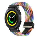 20mmマグネットバックル編み込み時計ベルト、Samsung Galaxy Watch 5 Pro用、Samsung Gear Sport用