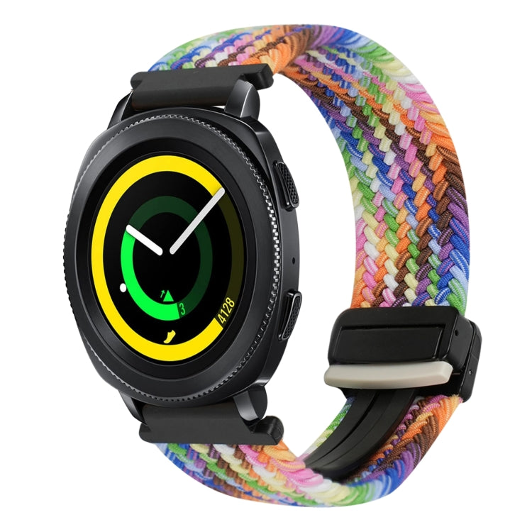 20mmマグネットバックル編み込み時計ベルト、Samsung Galaxy Watch 5 Pro用、Samsung Gear Sport用