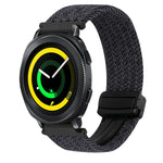 20mmマグネットバックル編み込み時計ベルト、Samsung Galaxy Watch 5 Pro用、Samsung Gear Sport用