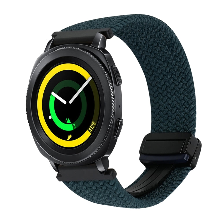 20mmマグネットバックル編み込み時計ベルト、Samsung Galaxy Watch 5 Pro用、Samsung Gear Sport用