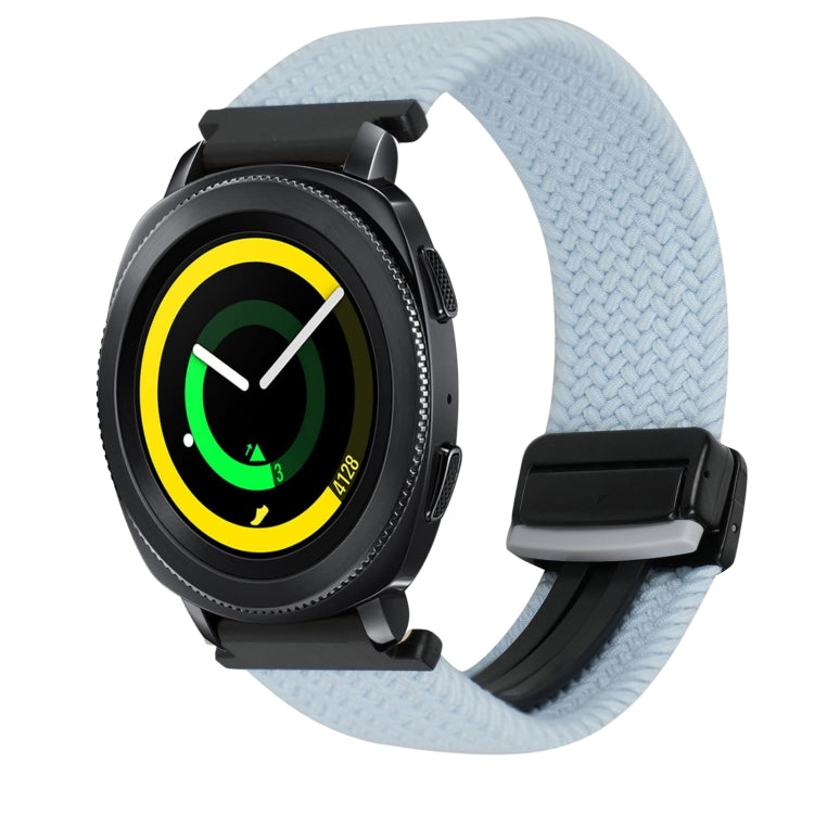 20mmマグネットバックル編み込み時計ベルト、Samsung Galaxy Watch 5 Pro用、Samsung Gear Sport用