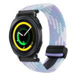 20mmマグネットバックル編み込み時計ベルト、Samsung Galaxy Watch 5 Pro用、Samsung Gear Sport用