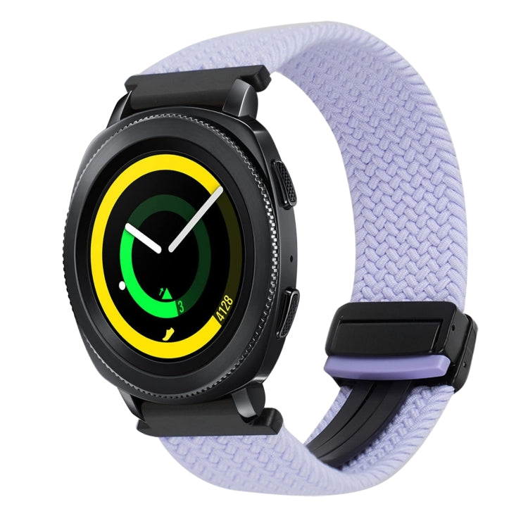 20mmマグネットバックル編み込み時計ベルト、Samsung Galaxy Watch 5 Pro用、Samsung Gear Sport用