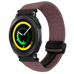 20mmマグネットバックル編み込み時計ベルト、Samsung Galaxy Watch 5 Pro用、Samsung Gear Sport用