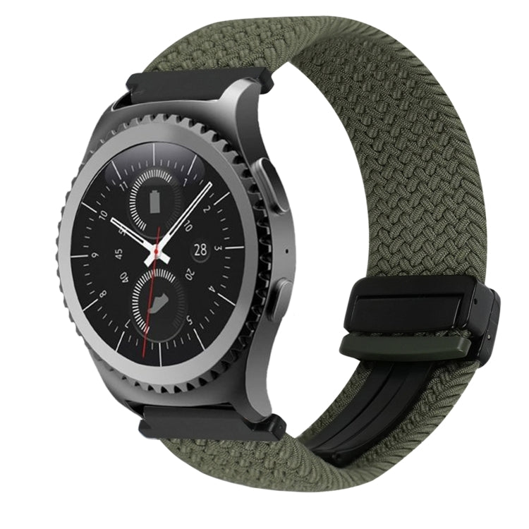 20mm 磁気バックル 編み込み時計ベルト Samsung Gear S2 Classic用 Samsung Galaxy Watch 7用