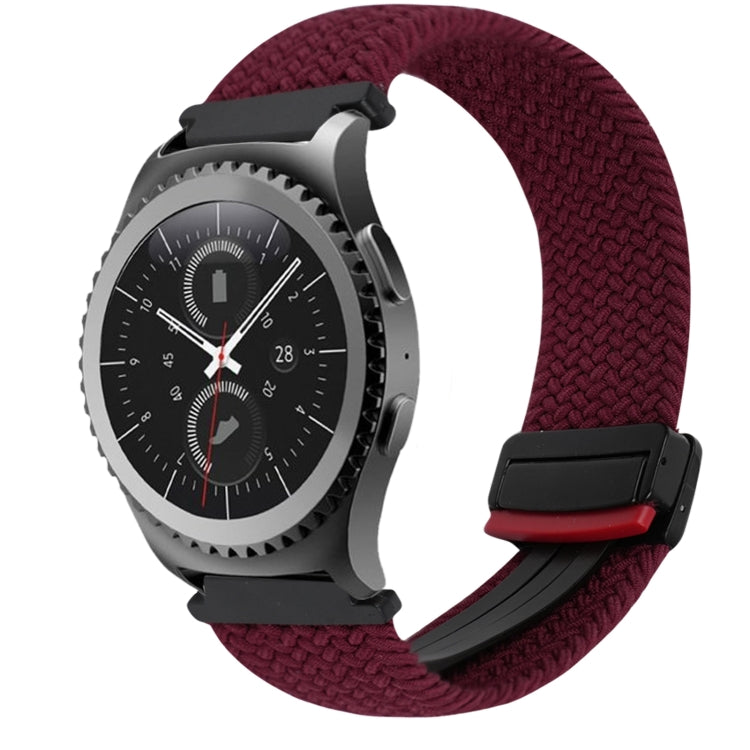 20mm 磁気バックル 編み込み時計ベルト Samsung Gear S2 Classic用 Samsung Galaxy Watch 7用