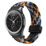 20mm 磁気バックル 編み込み時計ベルト Samsung Gear S2 Classic用 Samsung Galaxy Watch 7用