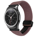 20mm 磁気バックル 編み込み時計ベルト Samsung Gear S2 Classic用 Samsung Galaxy Watch 7用