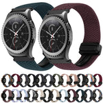 20mm 磁気バックル 編み込み時計ベルト Samsung Gear S2 Classic用 Samsung Galaxy Watch 7用