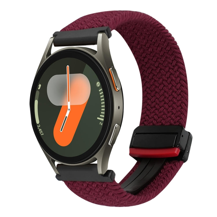 20mm 磁気バックル 編み込み時計ベルト Samsung Gear S2 Classic用 Samsung Galaxy Watch 7用
