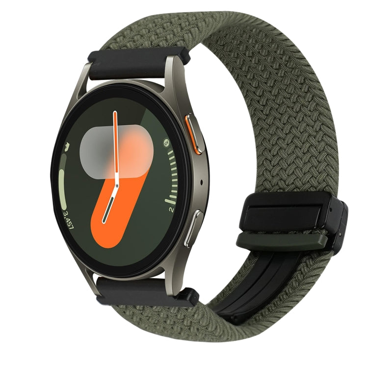 20mm 磁気バックル 編み込み時計ベルト Samsung Gear S2 Classic用 Samsung Galaxy Watch 7用