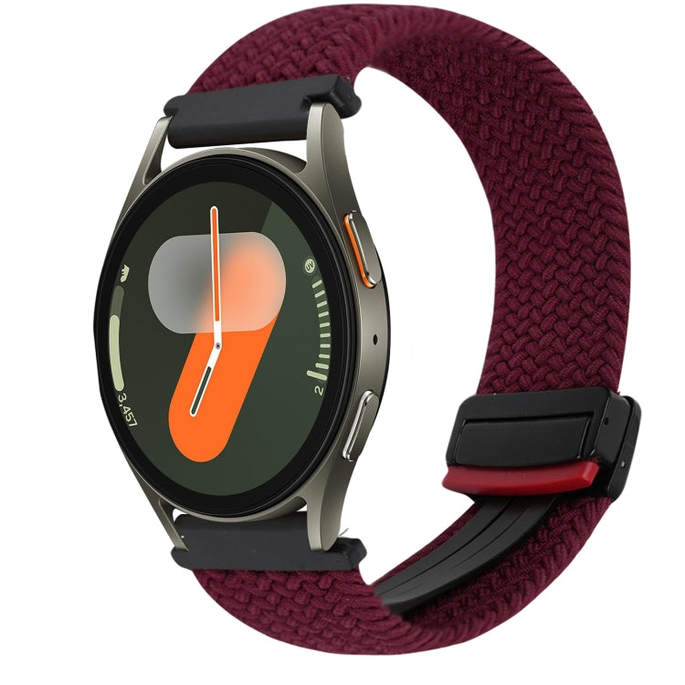20mm 磁気バックル 編み込み時計ベルト Samsung Gear S2 Classic用 Samsung Galaxy Watch 7用