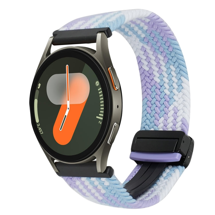 20mm 磁気バックル 編み込み時計ベルト Samsung Gear S2 Classic用 Samsung Galaxy Watch 7用