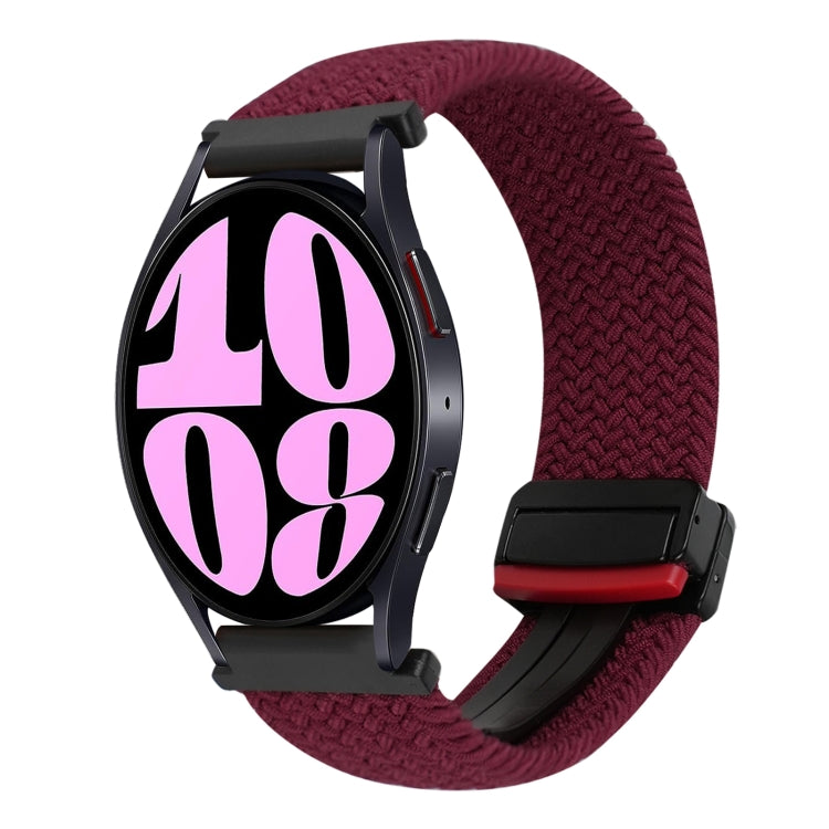 20mm 磁気バックル 編み込み時計ベルト Samsung Galaxy Watch 6用 Samsung Galaxy Watch 5用
